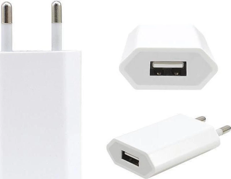 USB Wall Adapter 1A Λευκό