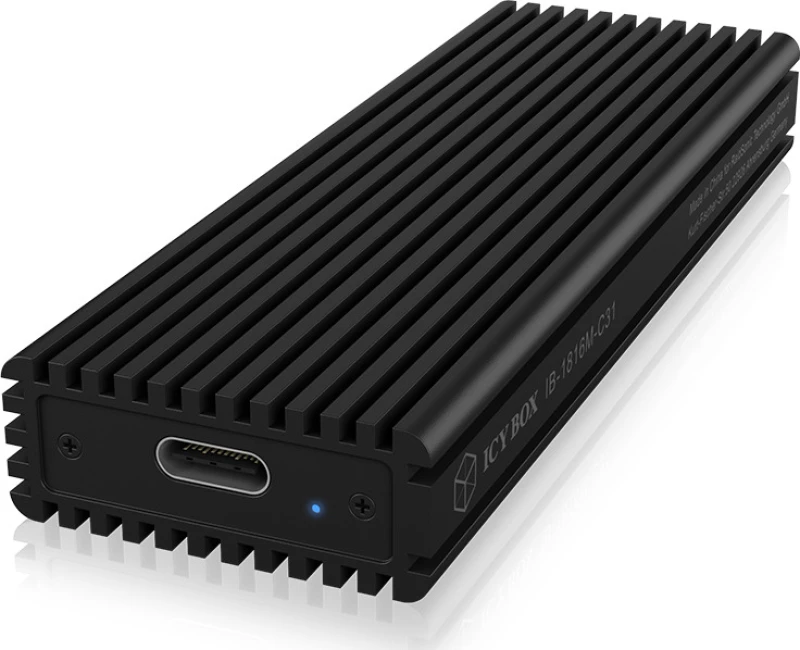 Icy Box Ib-1816M-C31 Αποθηκευτικά Περιβλήματα Μονάδων Αποθήκευσης M.2 Περίβλημα Ssd Μαύρος (Μαύρο)