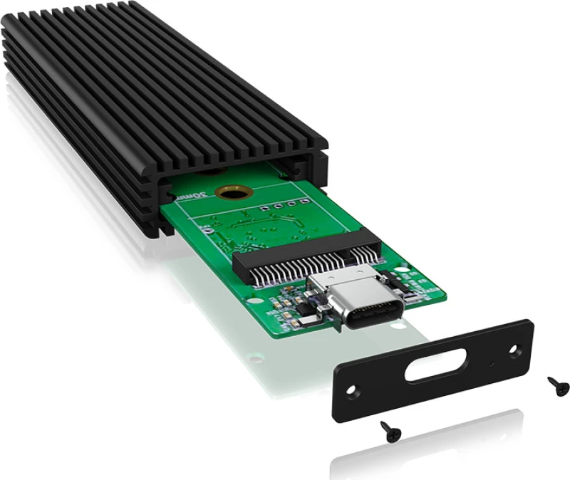 Icy Box Ib-1816M-C31 Αποθηκευτικά Περιβλήματα Μονάδων Αποθήκευσης M.2 Περίβλημα Ssd Μαύρος (Μαύρο)