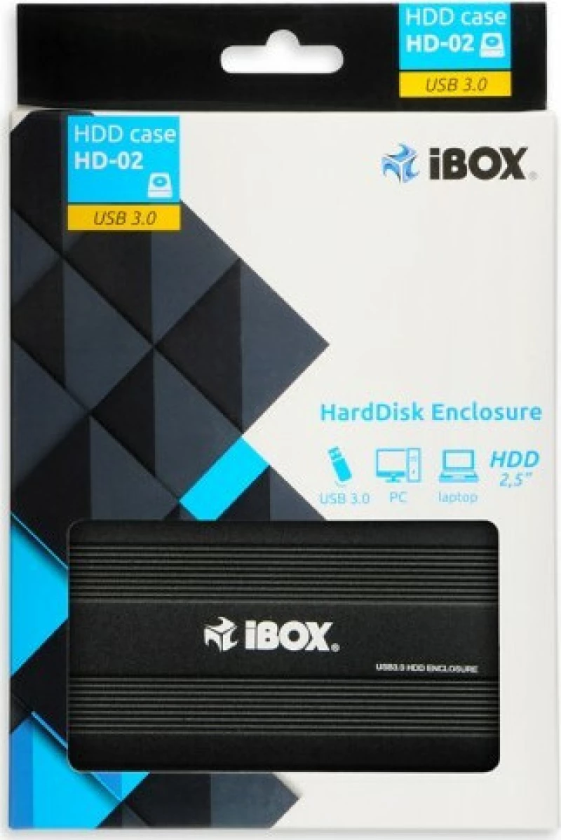 Ibox Hd-02 2.5" Hdd Enclosure Black