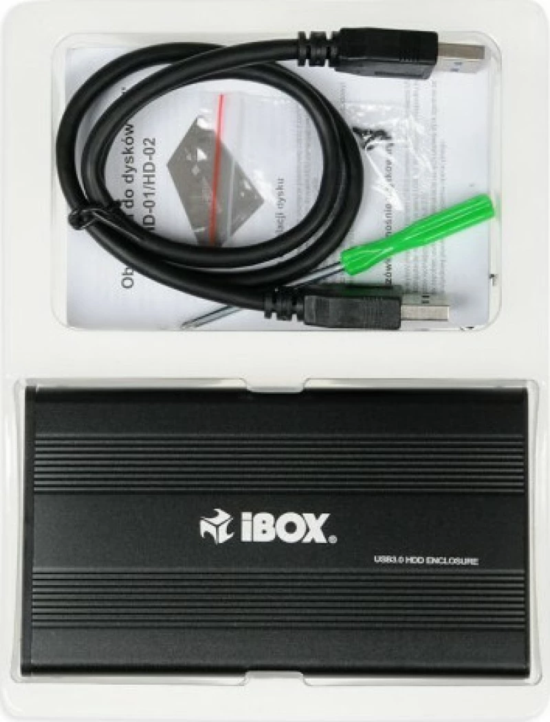 Ibox Hd-02 2.5" Hdd Enclosure Black