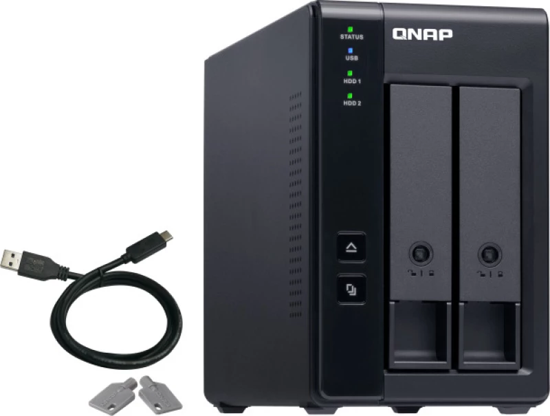 Qnap Tr-002 Συστοιχία Δίσκων Μαύρος (Μαύρο)