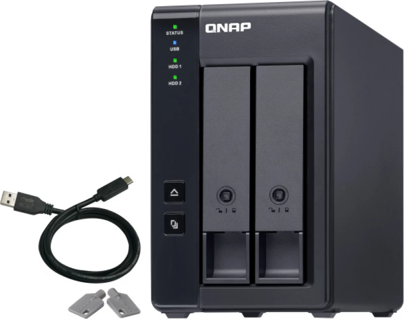 Qnap Tr-002 Συστοιχία Δίσκων Μαύρος (Μαύρο)