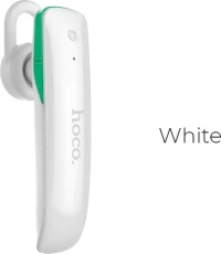 Hoco E1 Earbud Bluetooth Handsfree Λευκό