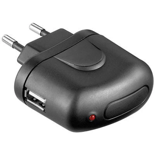 Goobay USB Wall Adapter Μαύρο (44008)