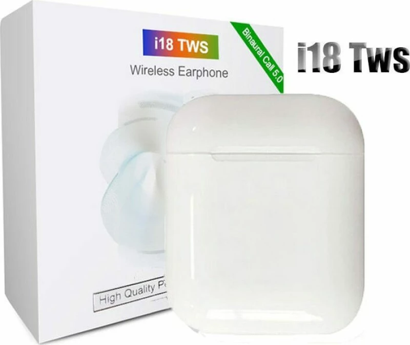 i18 Earbud Bluetooth Handsfree Λευκό