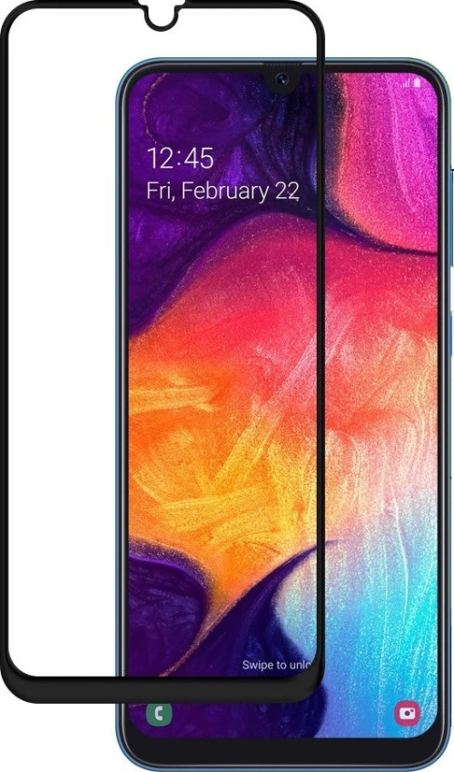 Full Glue Full Face Tempered Glass Black (Galaxy A50/A30)