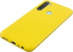 Θήκη ματ tpu σιλικονη μαλακή πίσω κάλυμμα για XIAOMI Note 8 κιτρινο (oem)