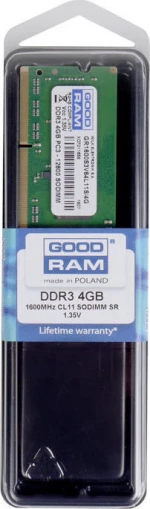 GoodRAM 4GB DDR3-1600MHz (GR1600S3V64L11S/4G)