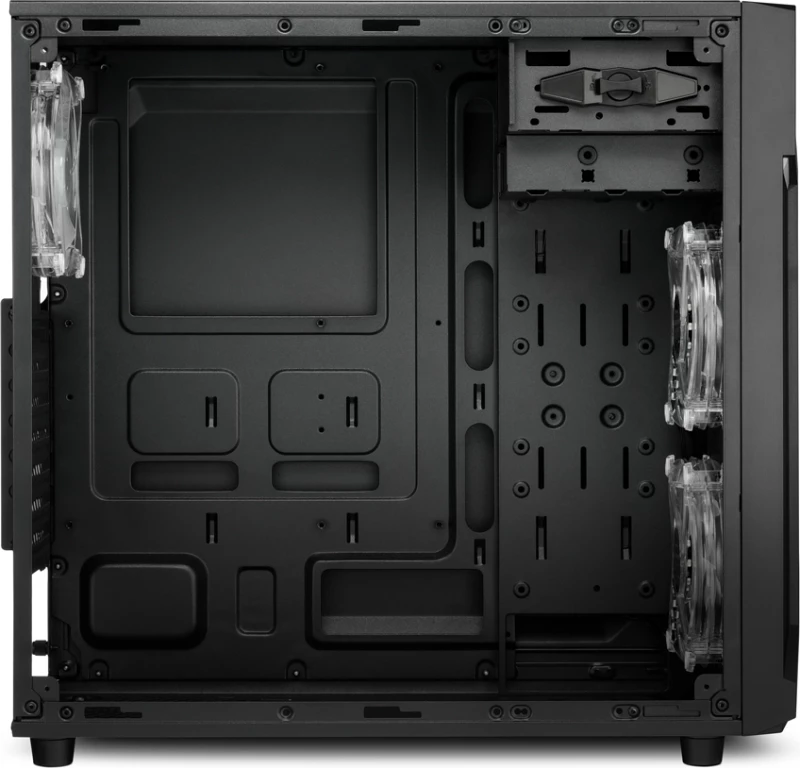 Sharkoon Vg6-W Rgb Midi Atx Tower Μαύρος (Μαύρο)
