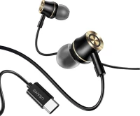 Usams US-SJ482 In-ear Handsfree με Βύσμα USB-C Μαύρο