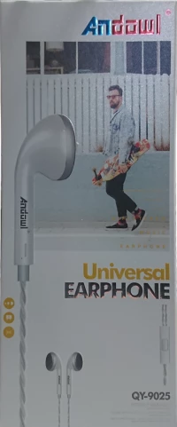 Andowl QY-9025 Earbuds Handsfree με Βύσμα 3.5mm Λευκό