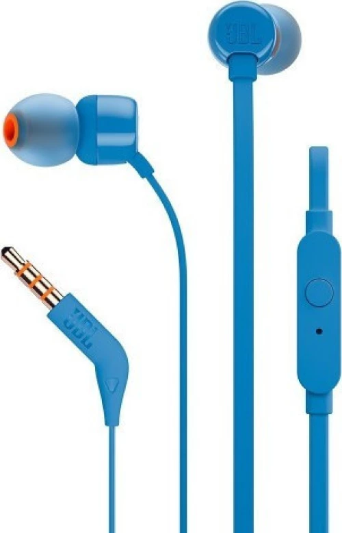 JBL Tune 160 In-ear Handsfree με Βύσμα 3.5mm Γαλάζιο