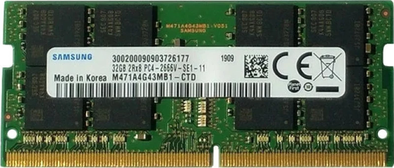 Samsung 32GB DDR4-2666MHz (M471A4G43MB1-CTD)