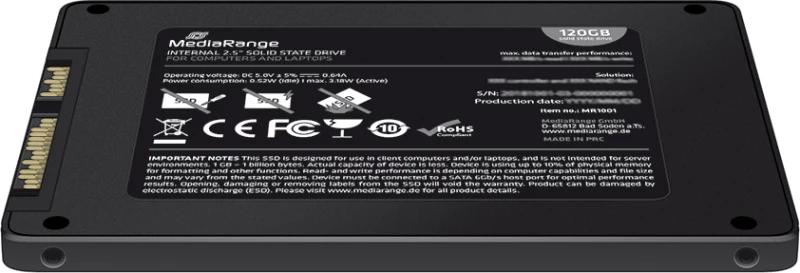 MediaRange MR1001 SSD 120GB 2.5″