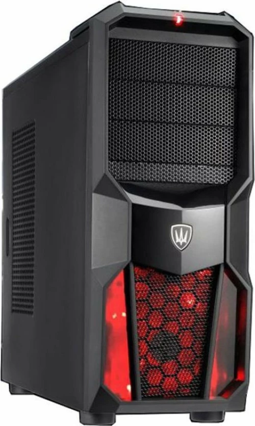 Cp-626-Rd - Powertech Gaming Case Cp-626-Rd, Led Fan 120Mm Red, Χωρίς Psu