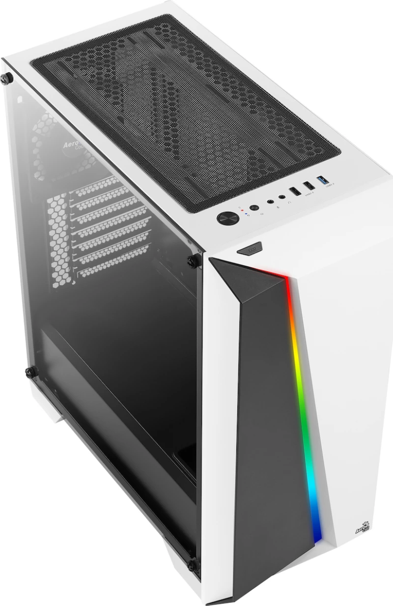 Aerocool CYLONPROWG Midi-Tower Λευκός (Άσπρος)