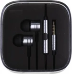 Metallic In-ear Handsfree με Βύσμα 3.5mm Ασημί