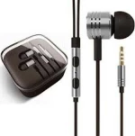 Metallic In-ear Handsfree με Βύσμα 3.5mm Ασημί