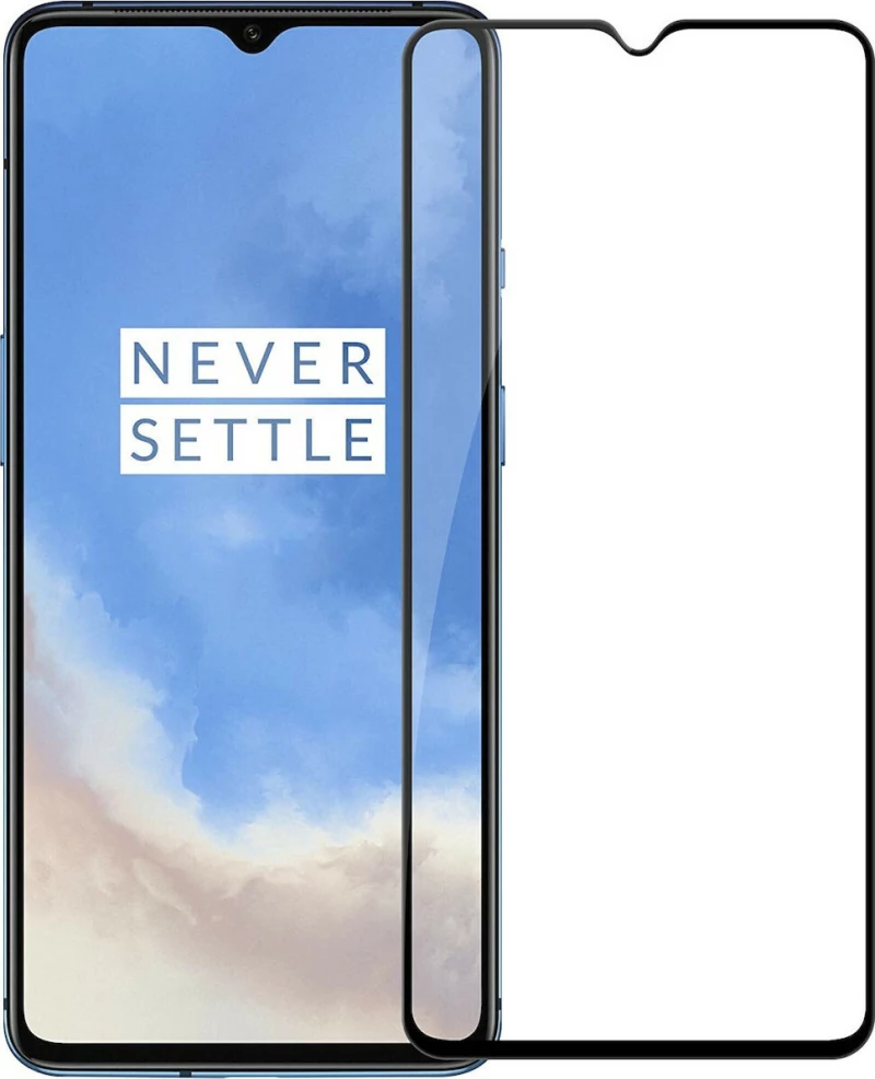 Full Glue Tempered Glass Black (OnePlus 7T)