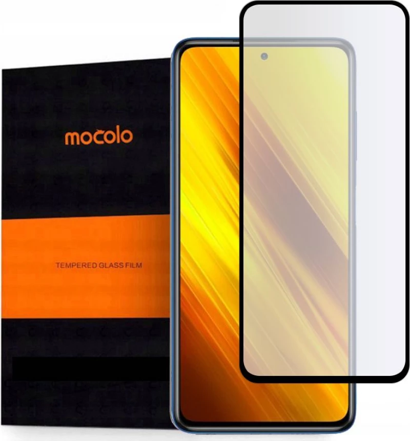 Mocolo TG+ 3D Full Glue Tempered Glass Black (Poco X3 NFC)
