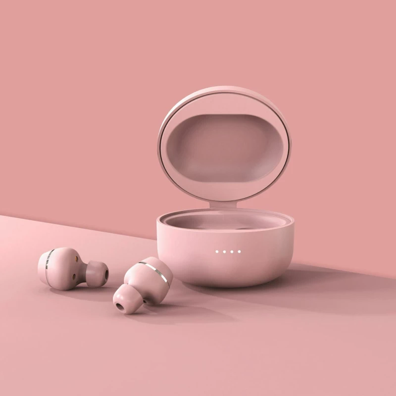 Hakii Moon Earbud Bluetooth Handsfree Ροζ
