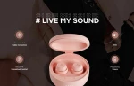 Hakii Moon Earbud Bluetooth Handsfree Ροζ
