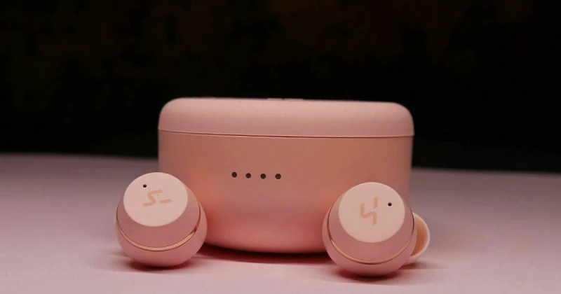 Hakii Moon Earbud Bluetooth Handsfree Ροζ