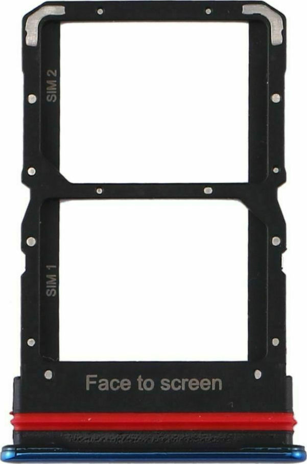 Sim Tray Xiaomi Mi 10 Lite Μπλε