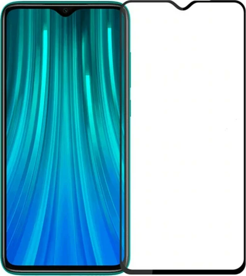 Xiaomi Redmi 9 - Full Face Tempered Glass Black 9H 5D (Με πλήρη εφαρμογή σε όλα τα σημεία και όχι μόνο στις άκρες.)