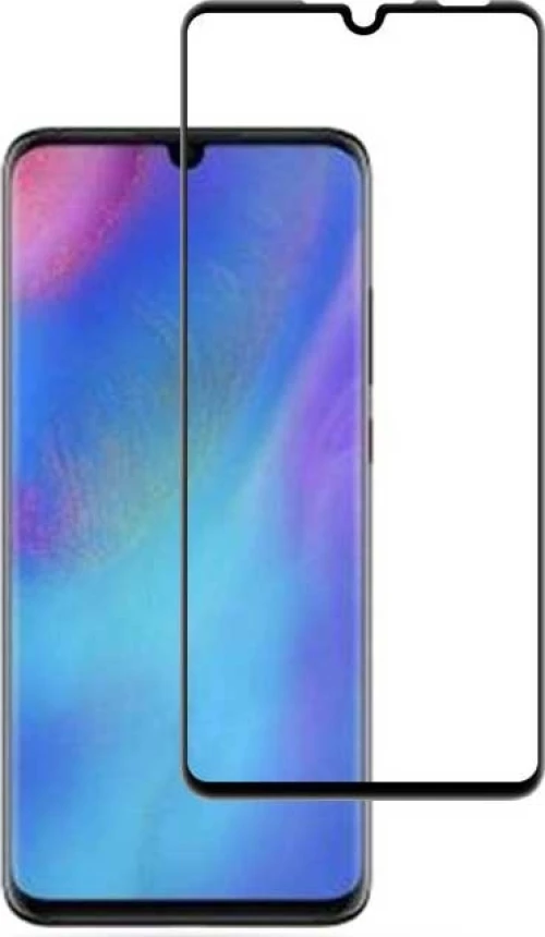 Full Face Tempered Glass Black (Huawei P30)