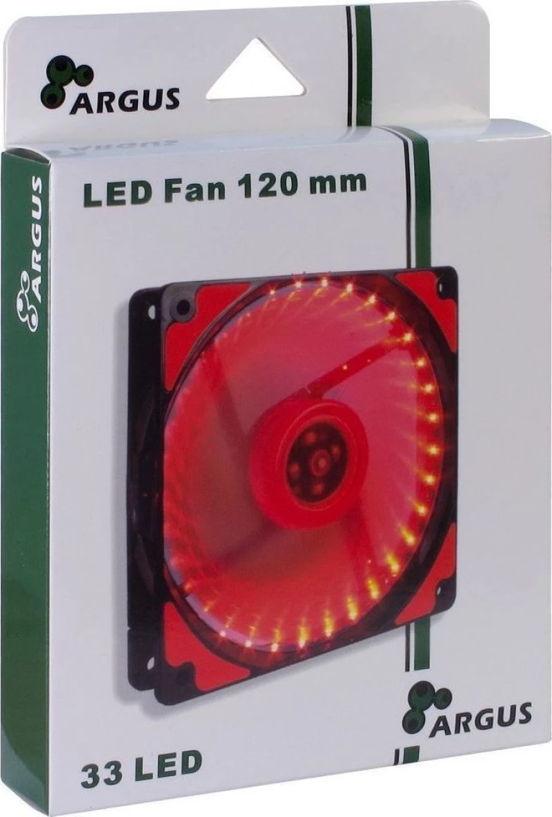 Inter-Tech L-12025 Red 120mm