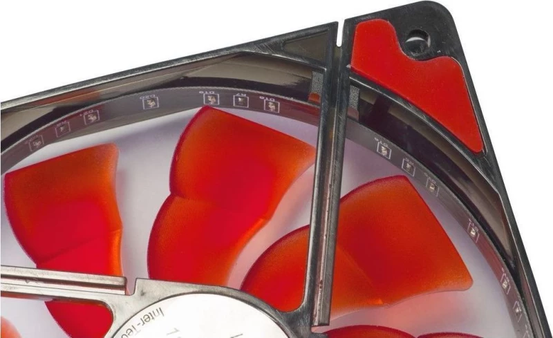 Inter-Tech L-12025 Red 120mm