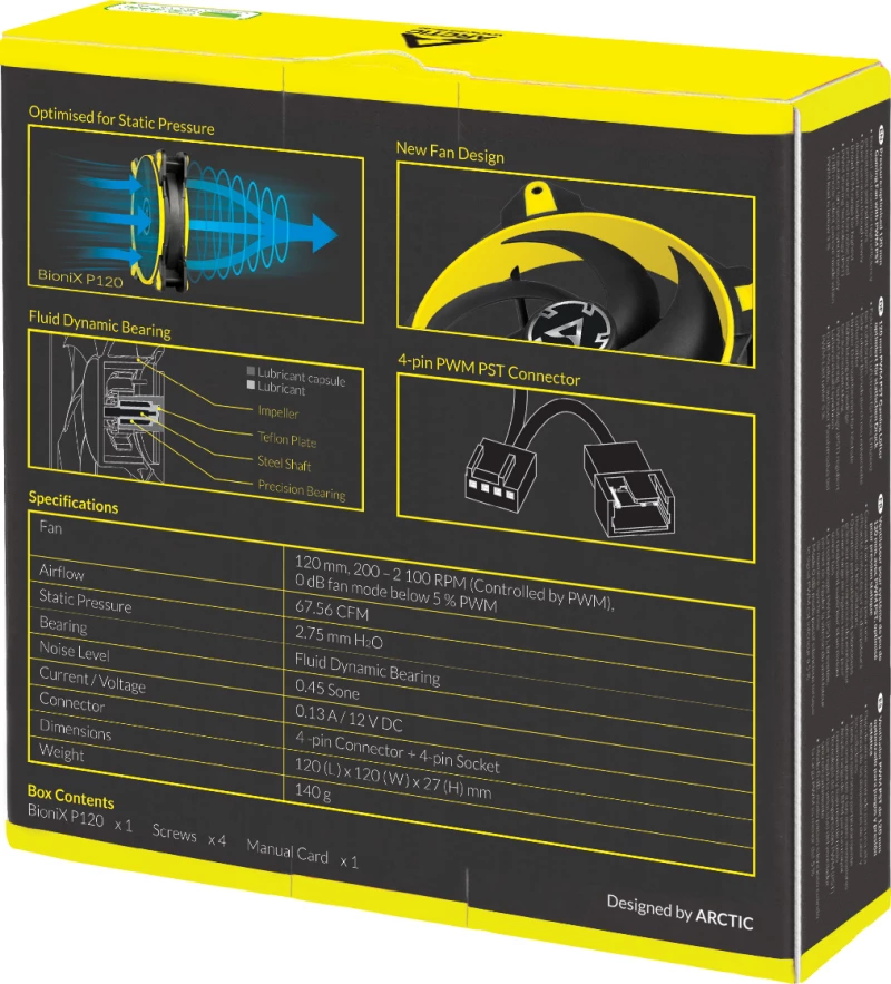 Arctic Bionix P120 Yellow