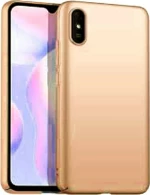 100.0679 Xiaomi Redmi 9A Silky and Soft Touch Finish Back Cover Case METALLIC GOLD OEM