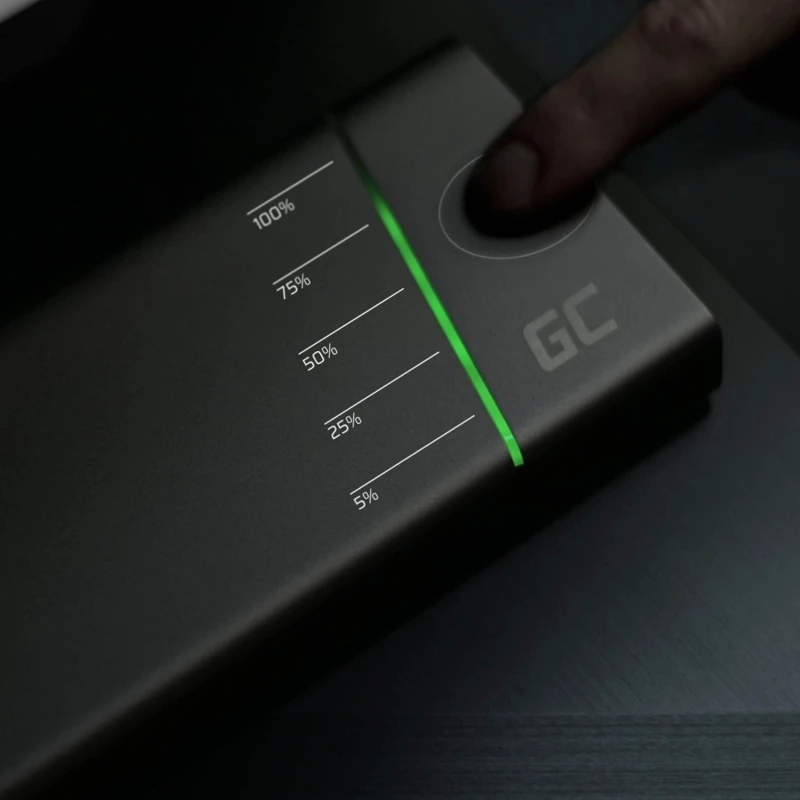 Green Cell PowerPlay Ultra 26800mAh Μαύρο