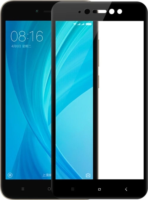 RedShield Full Face Tempered Glass Black (Redmi Note 5a/5a Prime)