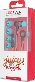 Forever JSE-200 In-ear Handsfree με Βύσμα 3.5mm Πορτοκαλί