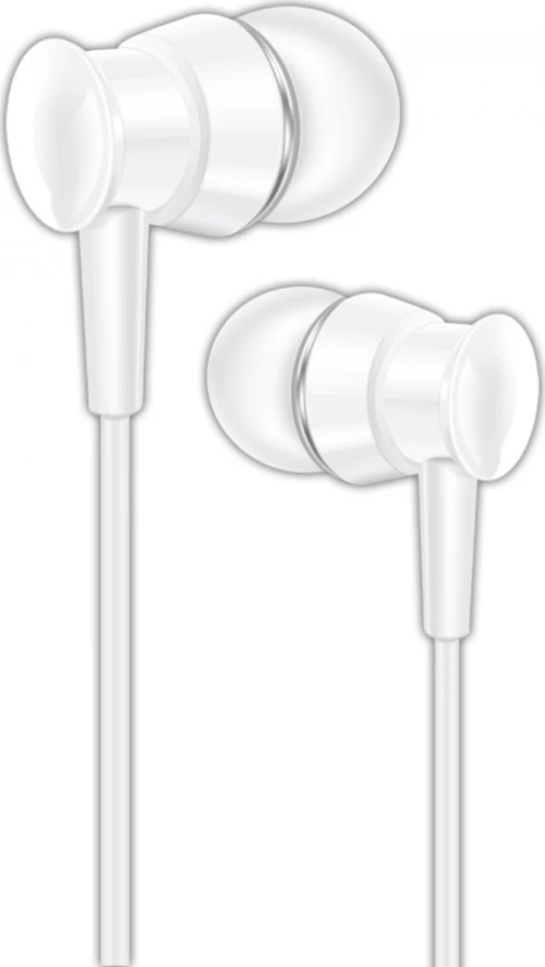XO S25 In-ear Handsfree με Βύσμα 3.5mm Λευκό