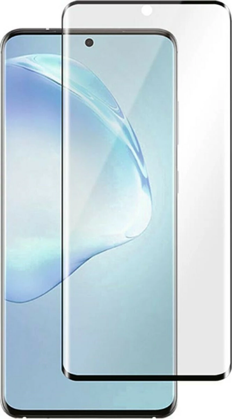 3D Tempered Glass Full Cover & Full Glue για Samsung S20+ - μαύρο