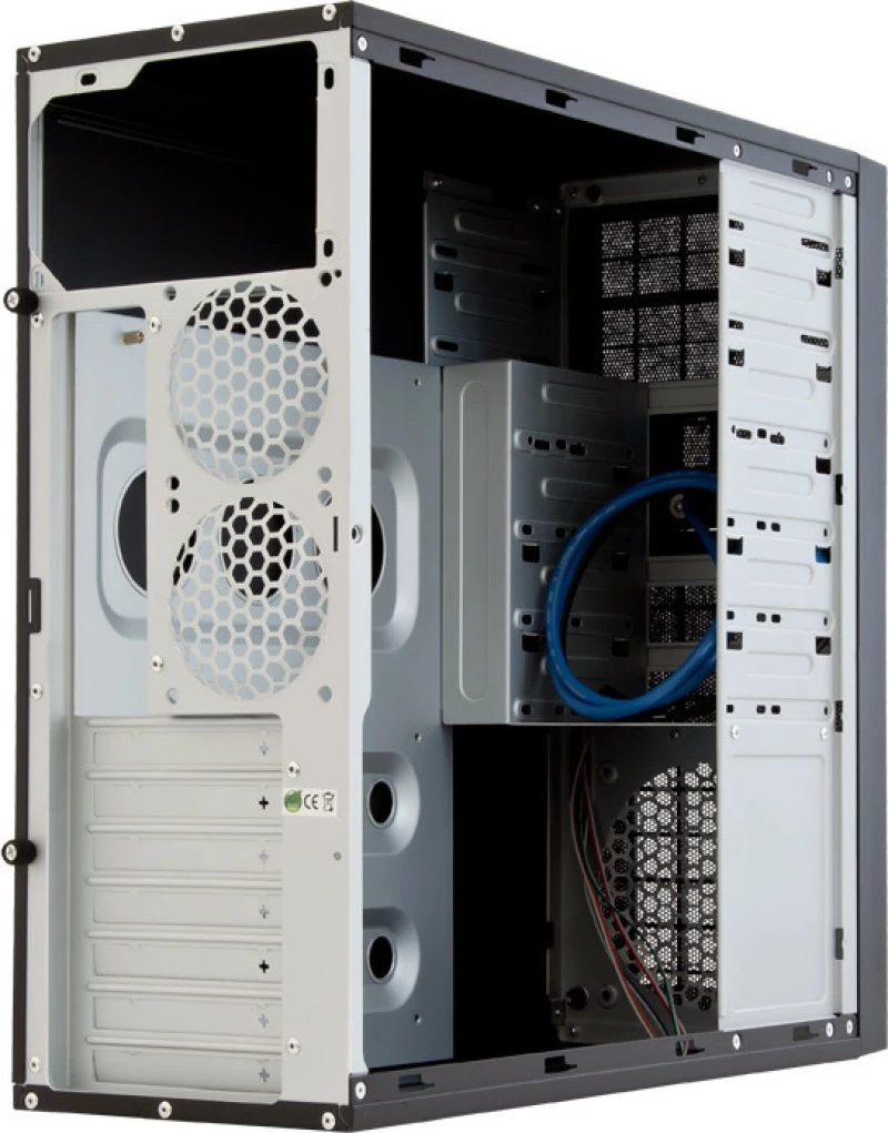 Chieftec CQ-01B-U3-OP κουτί υπολογιστή Midi-Tower Μαύρος (Μαύρο)