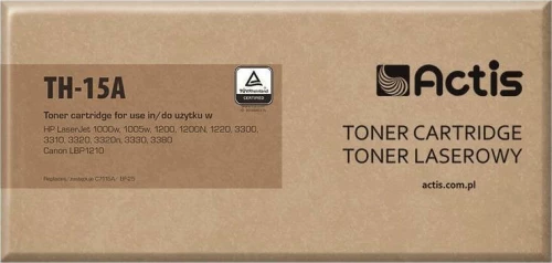 Actis Συμβατό Toner HP C7115A Black