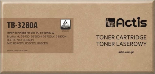 Actis Συμβατό Toner Brother TN3280 Black
