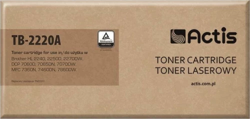 Actis Συμβατό Toner Brother TN2220 Black