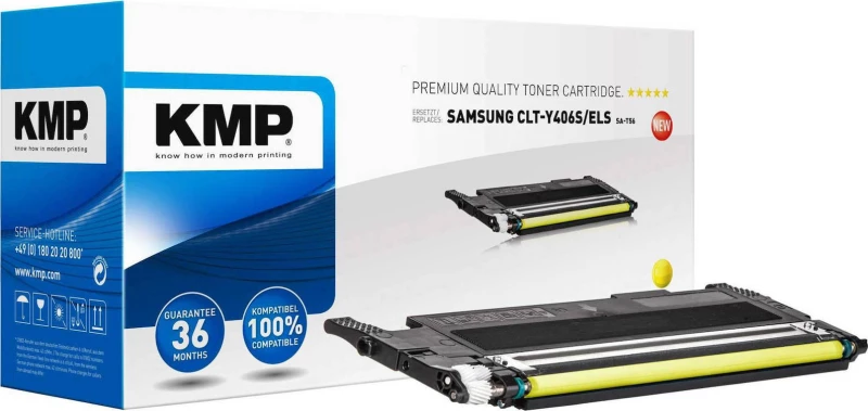 KMP SA-T56 Συμβατό Toner Samsung CLT-Y406S Yellow