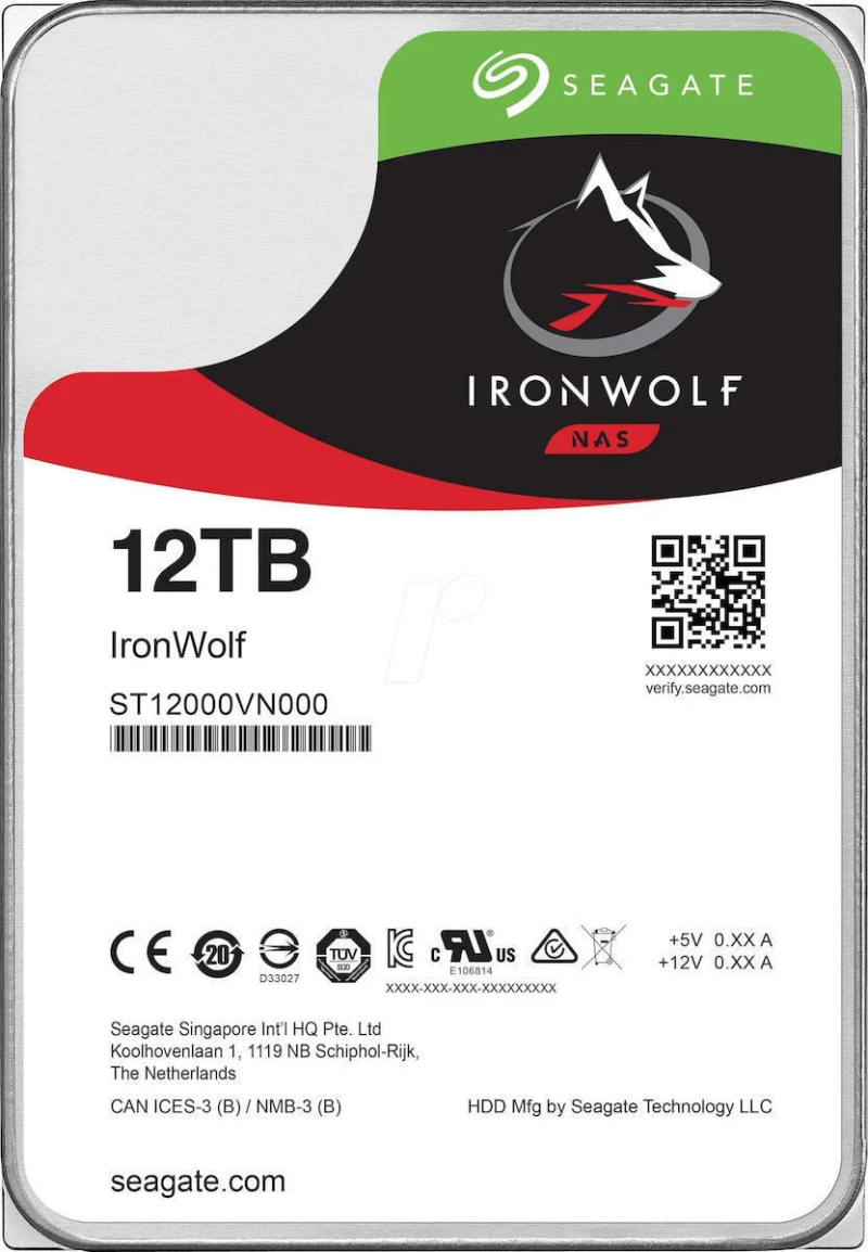 Seagate IronWolf Nas 12TB