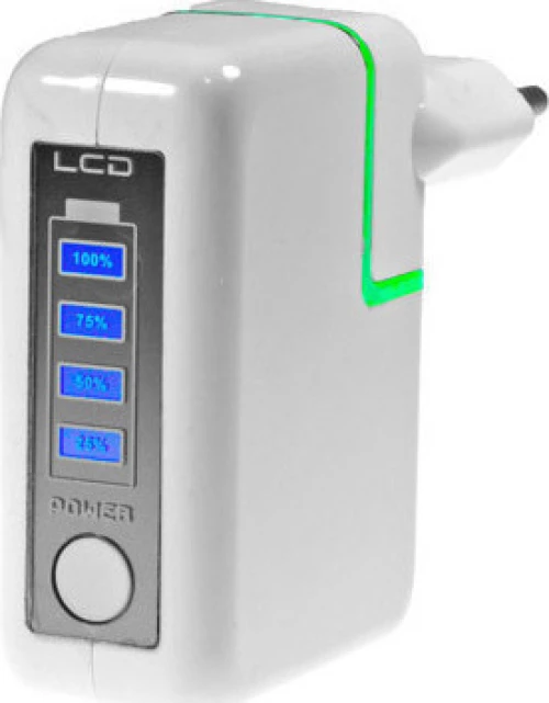 Boyu USB Wall Adapter & Power Bank 2600mAh Λευκό (BY2600)