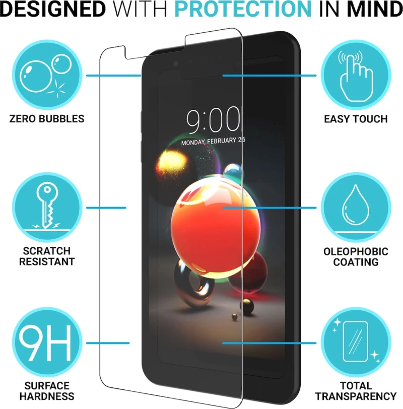 Caseflex Tempered Glass (LG K9)