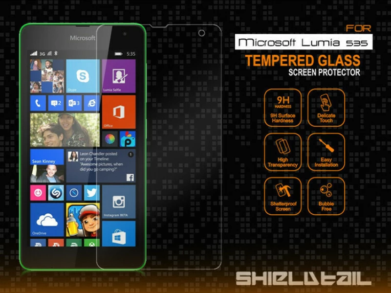 Shieldtail Tempered Glass (Lumia 535)