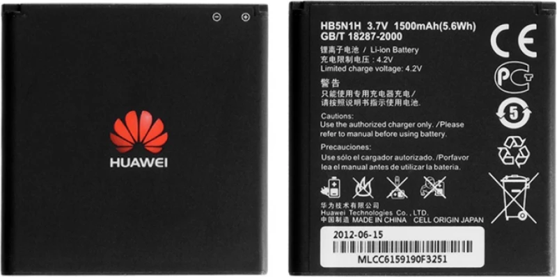 Huawei HB5N1H (Ascend G300) 1500mAh